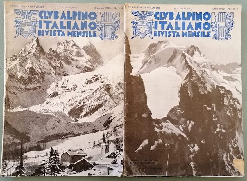 Rivista mensile del Club Alpino Italiano. A: VIII - 1930. …