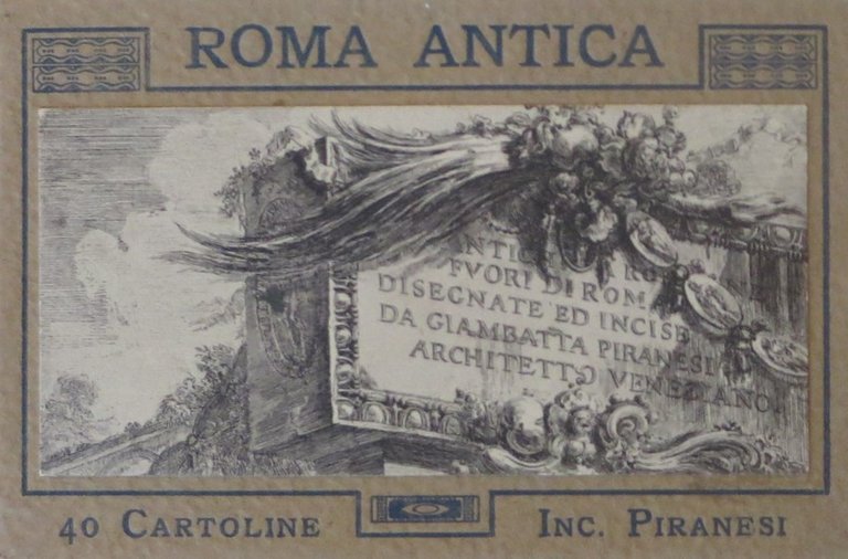 Roma antica: 40 cartoline: Inc. Piranesi.