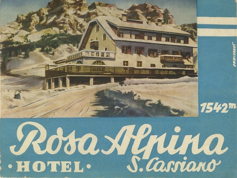 Rosa Alpina: Hotel: S. Cassiano - Pensione Teresa: Pedraces.