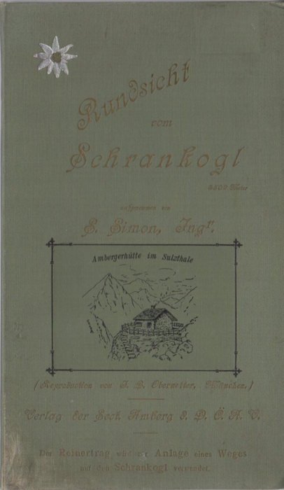 Rundsicht vom Schrankogel. Aufgenommen von S. Simon.