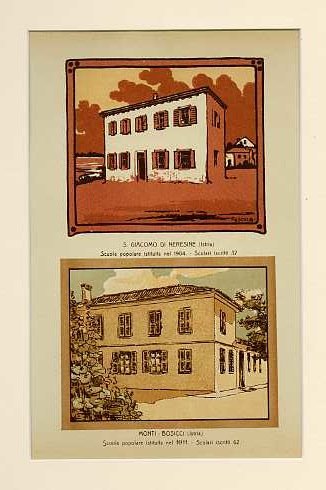 S. Giacomo di Neresine (Istria) Scuola popolare istituita nel 1904. …