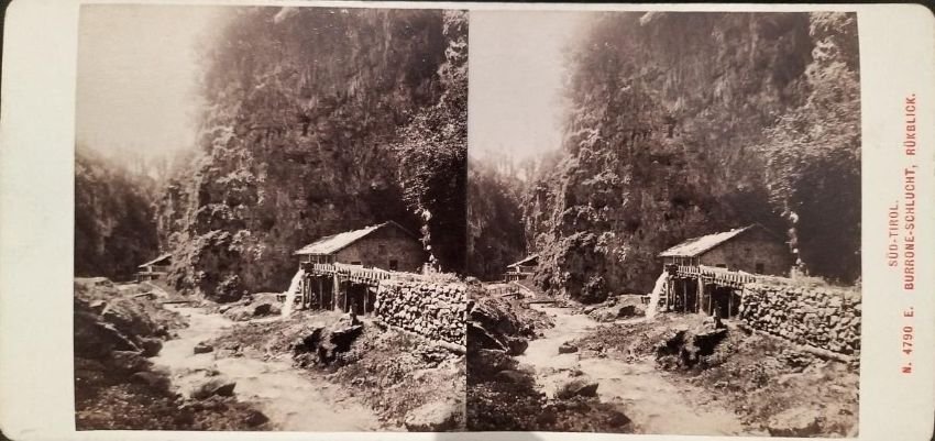 SÃ¼d-Tirol. Burrone-Schlucht, RÃ¼kblick. N. 4790.