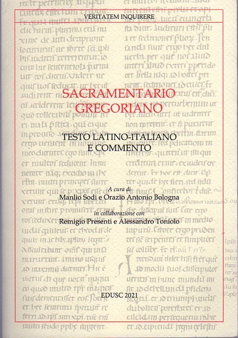 Sacramentario gregoriano: testo latino-italiano e commento.