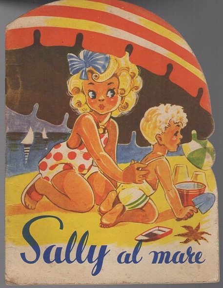 Sally al mare.