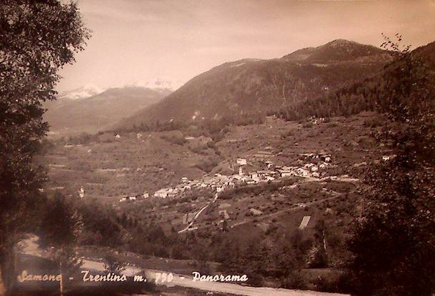 Samone - Trentino m. 750 - Panorama.