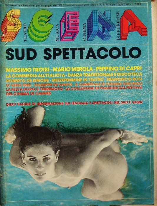 Scena: teatro, musica, cinema, animazione: A. VI - N. 6/7 … | Immagine principale