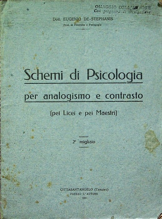 Schemi di psicologia: per analogismo e contrasto: pei licei e …