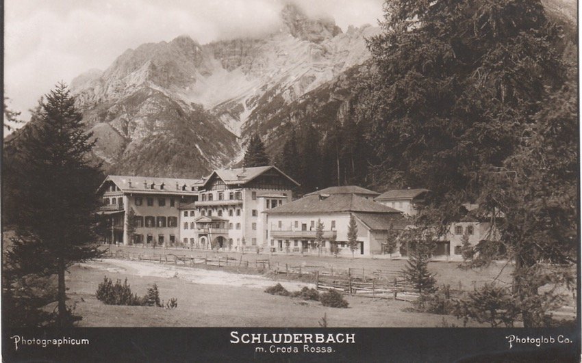 Schluderbach - m. Croda Rossa.