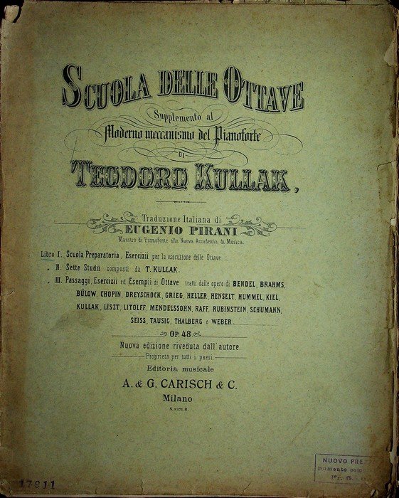Scuola delle ottave: I. Scuola preparatoria, esercizi per la esecuzione …