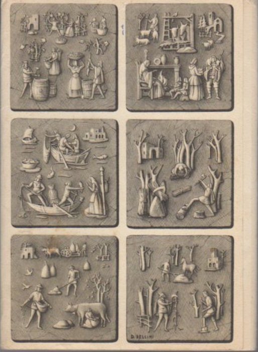 Sei mesi dell'anno: prima raccolta: disegni di Dandolo Bellini.