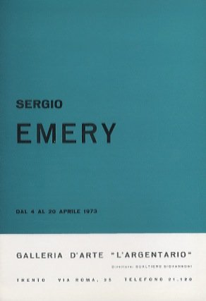 Sergio Emery: dal 4 al 20 aprile 1973.