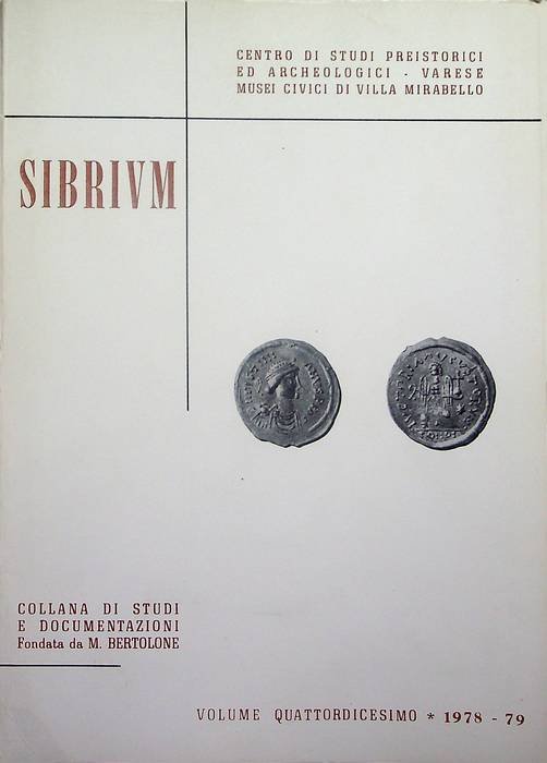 Sibrium: collana di studi e documentazioni: 14 (1978-1979).
