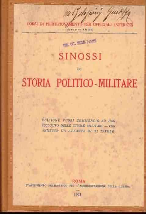 Sinossi di storia politico-militare.