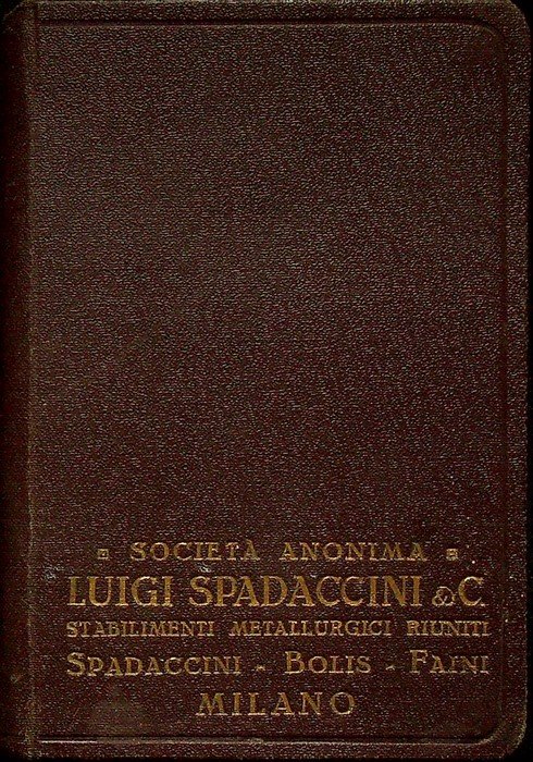 SocietÃ anonima Luigi Spadaccini: Milano: Funi e fili metallici. | Immagine principale