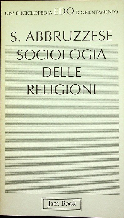 Sociologia delle religioni.