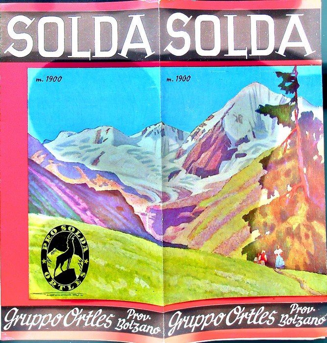 Solda, Gruppo Ortles, Prov. Bolzano, m 1900.