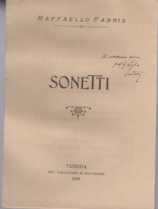 Sonetti.