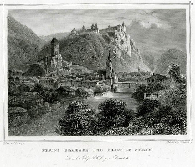 Stadt Klausen und Kloster Seben.