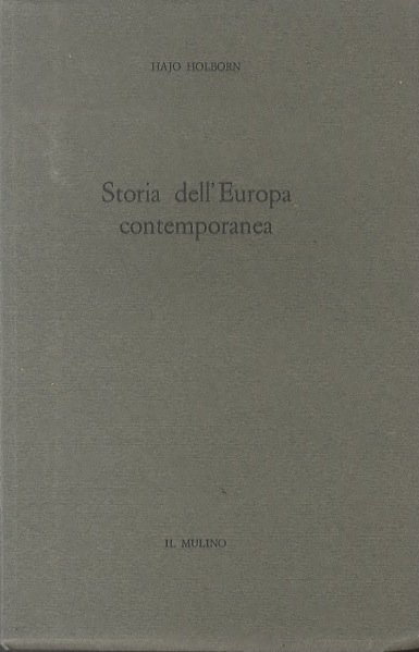 Storia dell'Europa contemporanea.