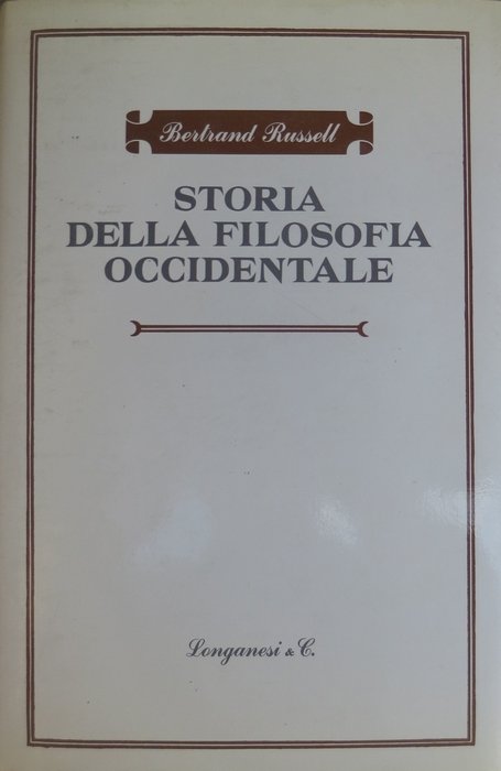 Storia della filosofia occidentale e dei suoi rapporti con le vicende politiche e sociali dall'antichitÃ  ad oggi.