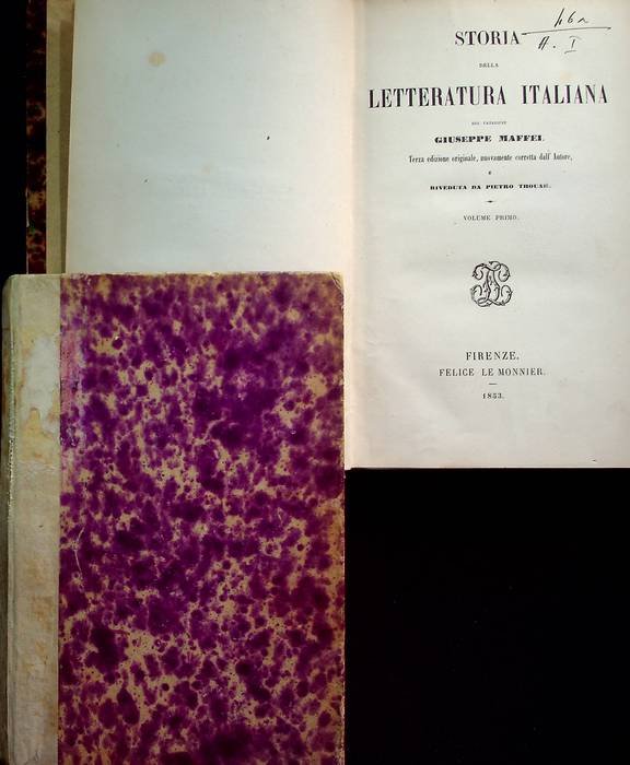 Storia della letteratura italiana.