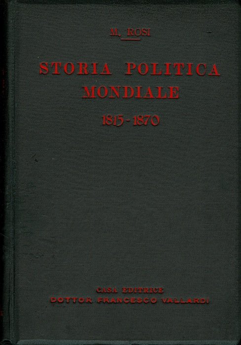 Storia politica mondiale: 1815-1870.