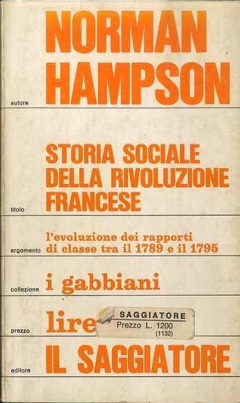 Storia sociale della rivoluzione francese.