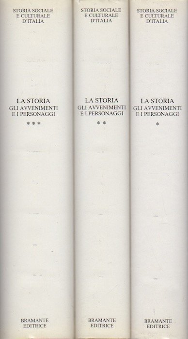 Storia sociale e culturale d'Italia: La storia, gli avvenimenti, i …