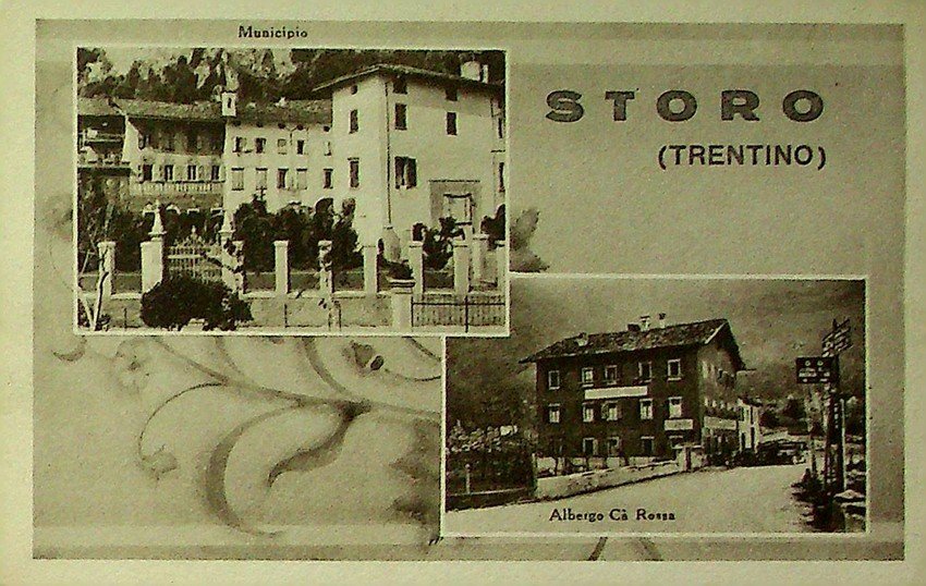 Storo - Municipio - Albergo Cà Rossa.