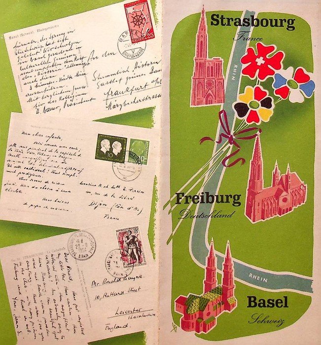 Strasbourg (France), Freiburg (Deutschland), Basel (Schweiz): Rhein. (FranÃ§ais, Deutsch, English) | Immagine principale