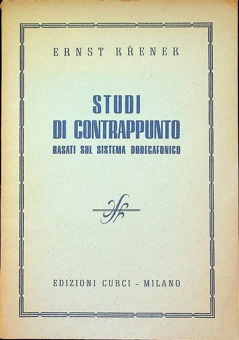 Studi di contrappunto basati sul sistema dodecafonico.