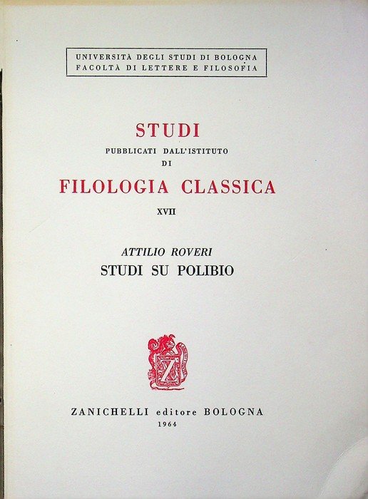 Studi su Polibio.