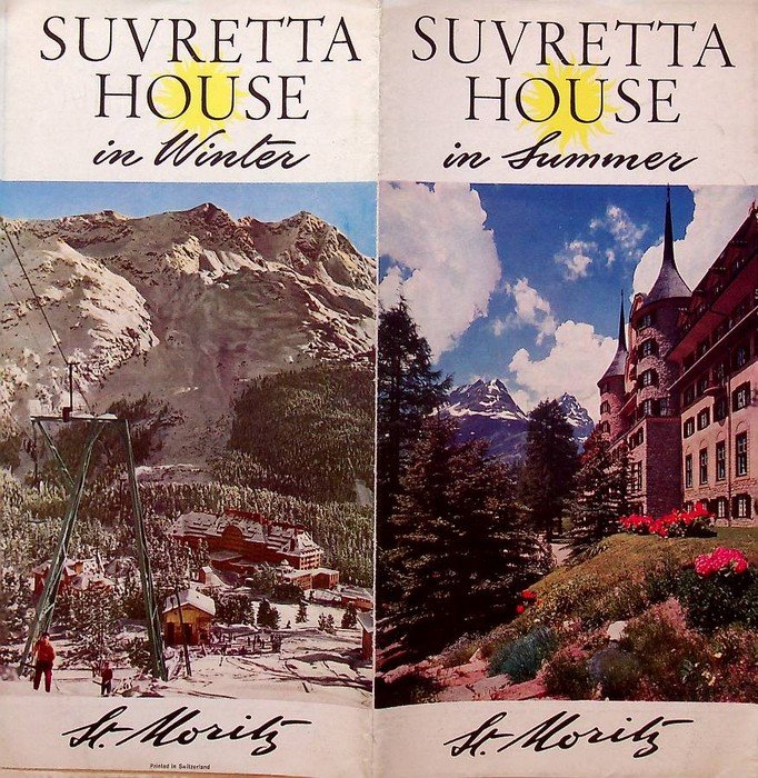 Suvretta House in Winter, St. Moritz.