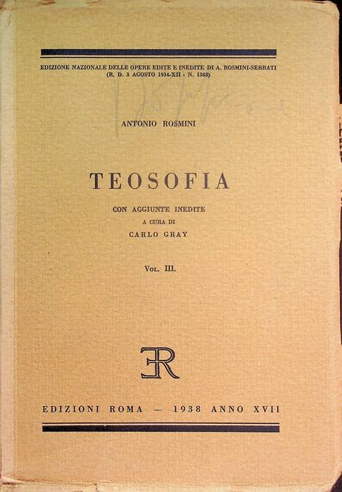 Teosofia: volume III.
