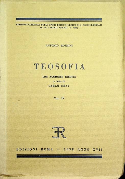 Teosofia: volume IV.