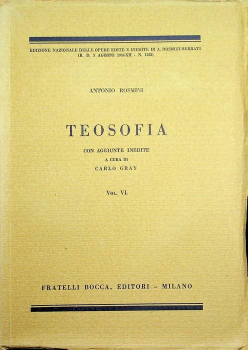 Teosofia: volume VI.