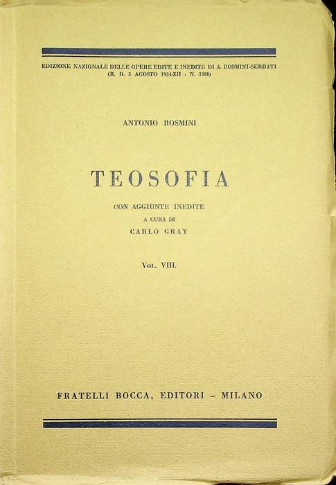 Teosofia: volume VIII.