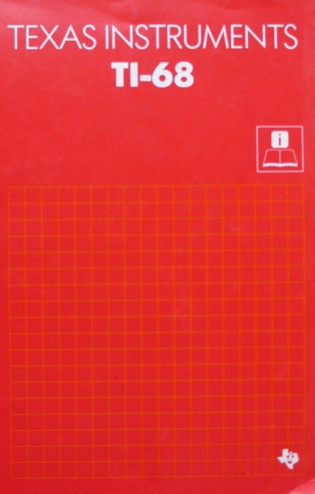 Texas Instruments: TI-68: Owner's Manual - Manuale d'istruzioni.