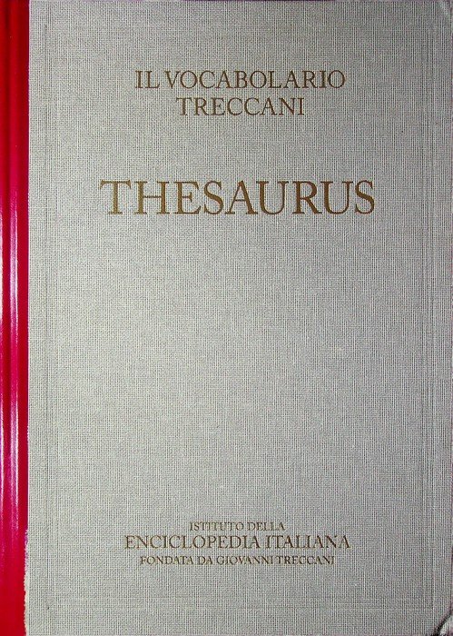 Thesaurus: dizionario analogico della lingua italiana. | Immagine principale