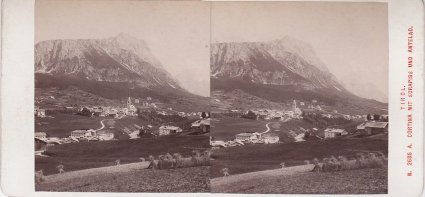 Tirol: 2686 A. Cortina mit Sorapiss und Anteleao. (bis)