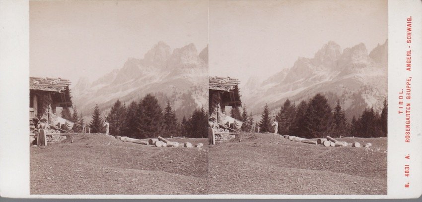 Tirol, Rosengarten Gruppe, Angerl-Schwaig, N: 4831.