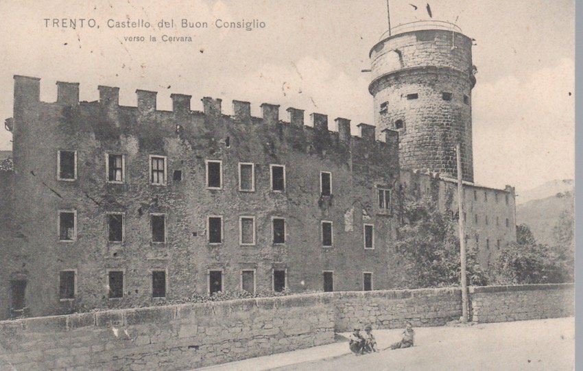 Trento - Castello del Buon Consiglio verso la Cervara.