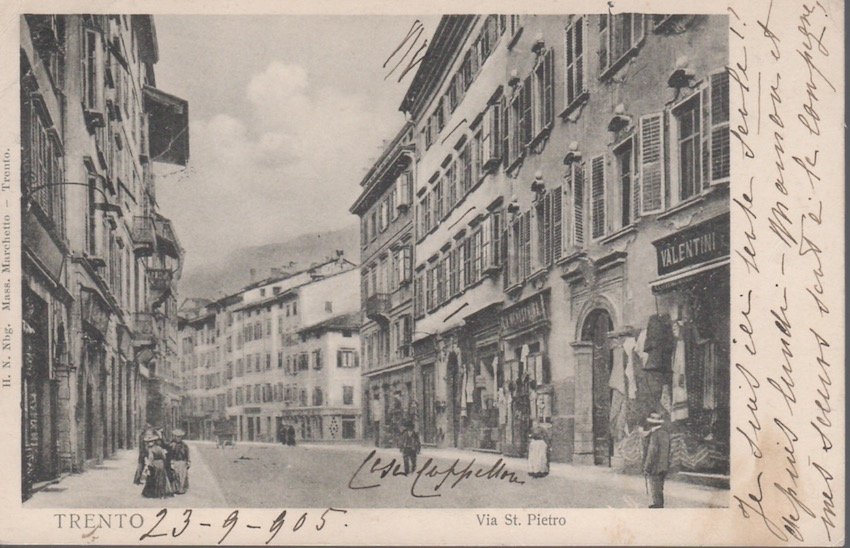 Trento - Via St. Pietro.