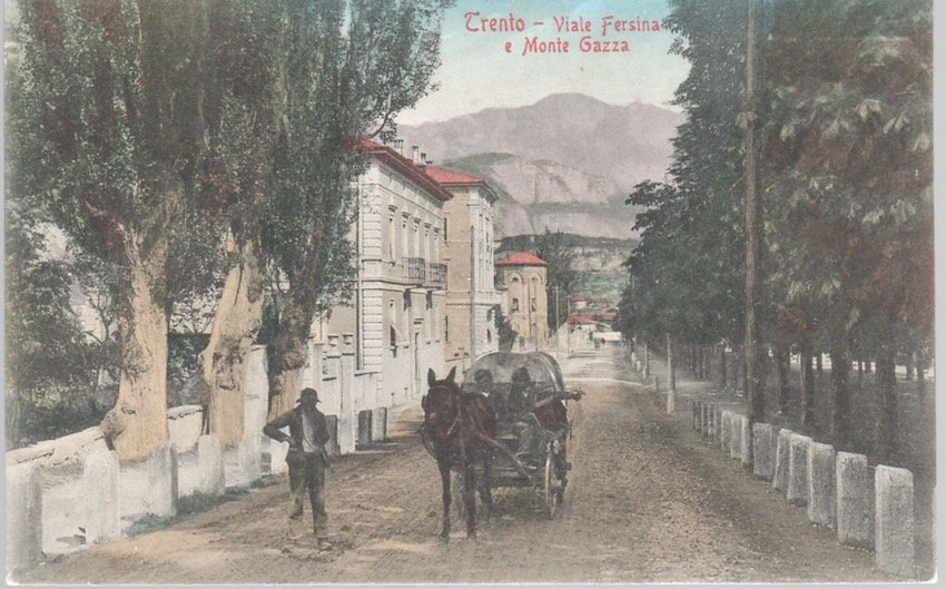 Trento - Viale Fersina e Monte Gazza.