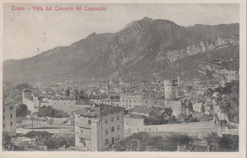 Trento - Vista dal Convento dei Cappuccini.