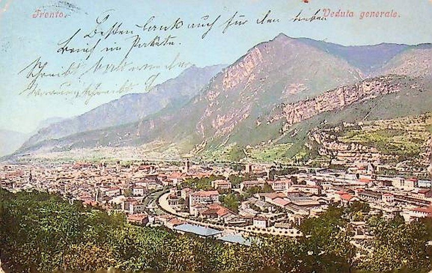 Trento, veduta generale.