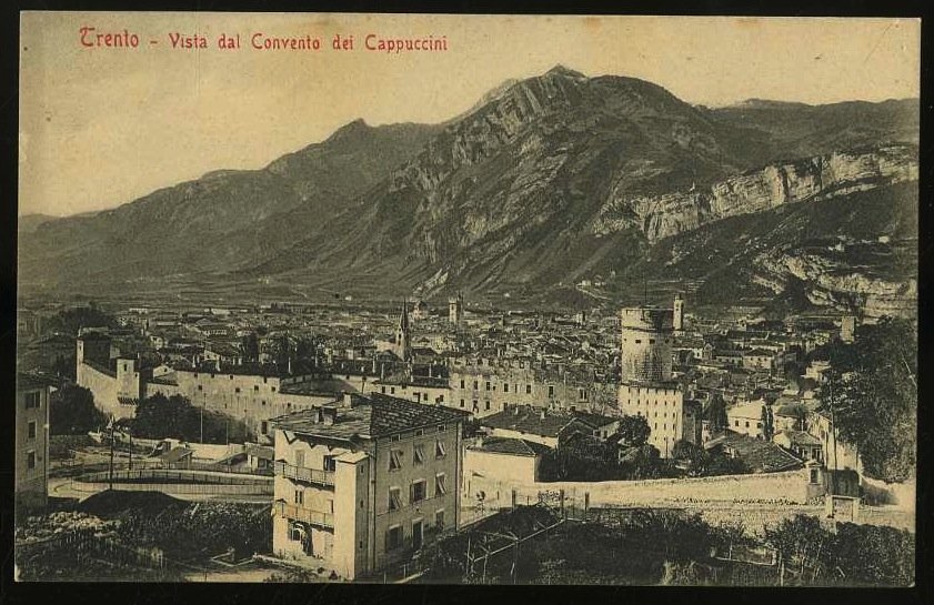 Trento. Vista dal Convento dei Cappuccini.