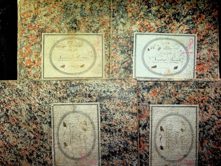 Trois quatuors pour deux Violons, Viole et Violoncelle: Violino primo …