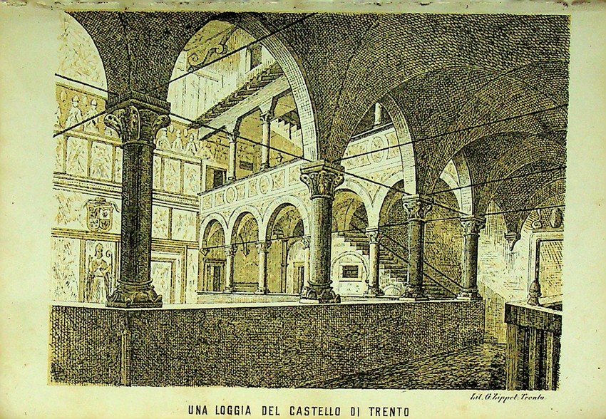 Una loggia del castello di Trento. | Immagine principale