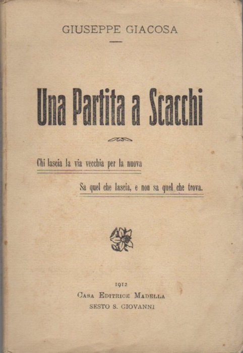 Una partita a scacchi.